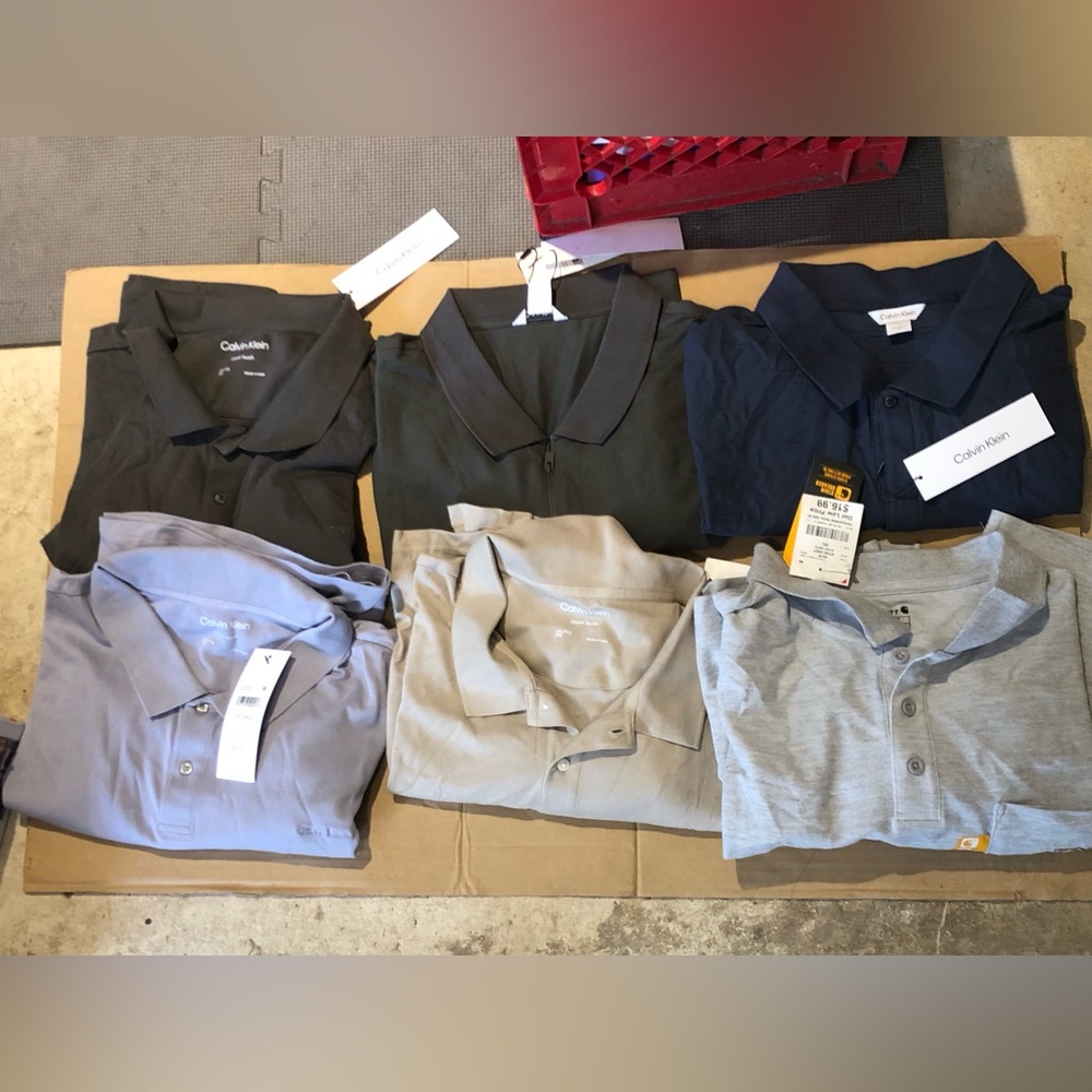 Calvin Klein Black and Blue Shirts / Carhartt